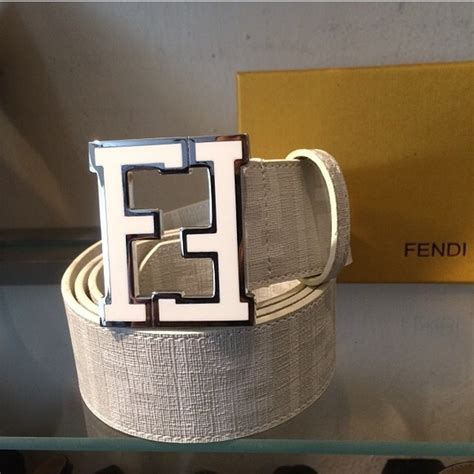 white fendi belt fake|authentic fendi belt.